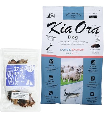 Amazon.co.jp: KiaOra キアオラ ドッグフード ラム＆サーモン 5kg